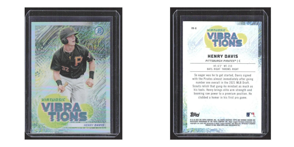 2022 Bowman Virtuosic Vibrations Henry Davis Pirates #VV-8