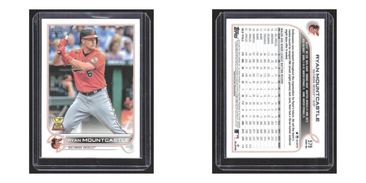 2022 Topps Ryan Mountcastle Gold Cup Orioles #579