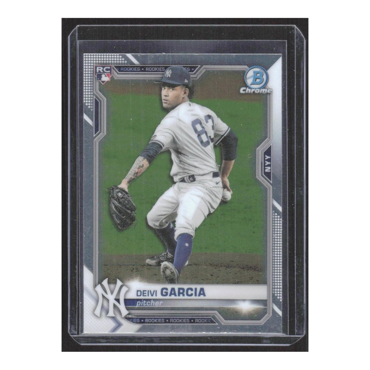 2021 Bowman Chrome Deivi Garcia RC Yankees #55