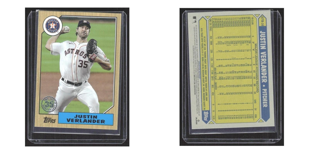 2022 Topps Justin Verlander Astros #87TB-16