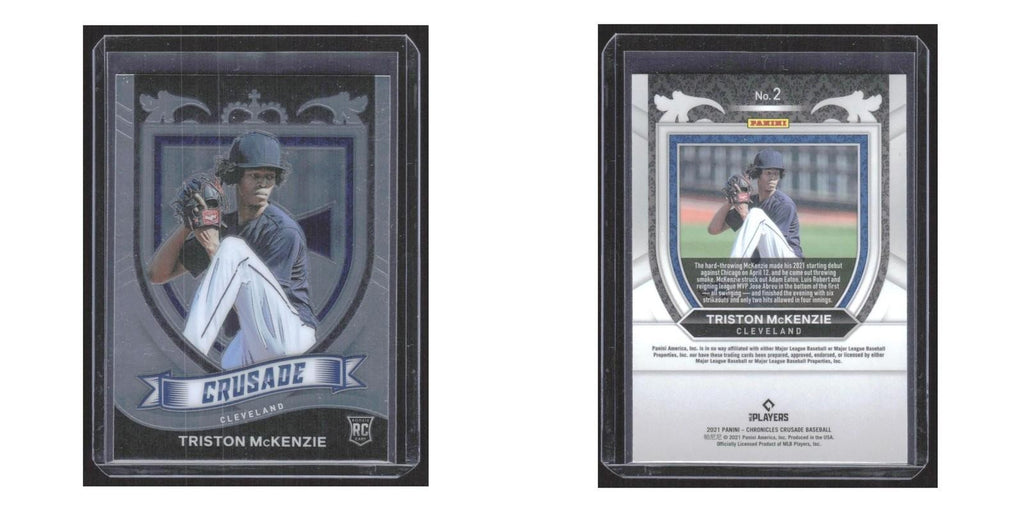 2021 Panini Chronicles Crusade Triston McKenzie RC Indians #2