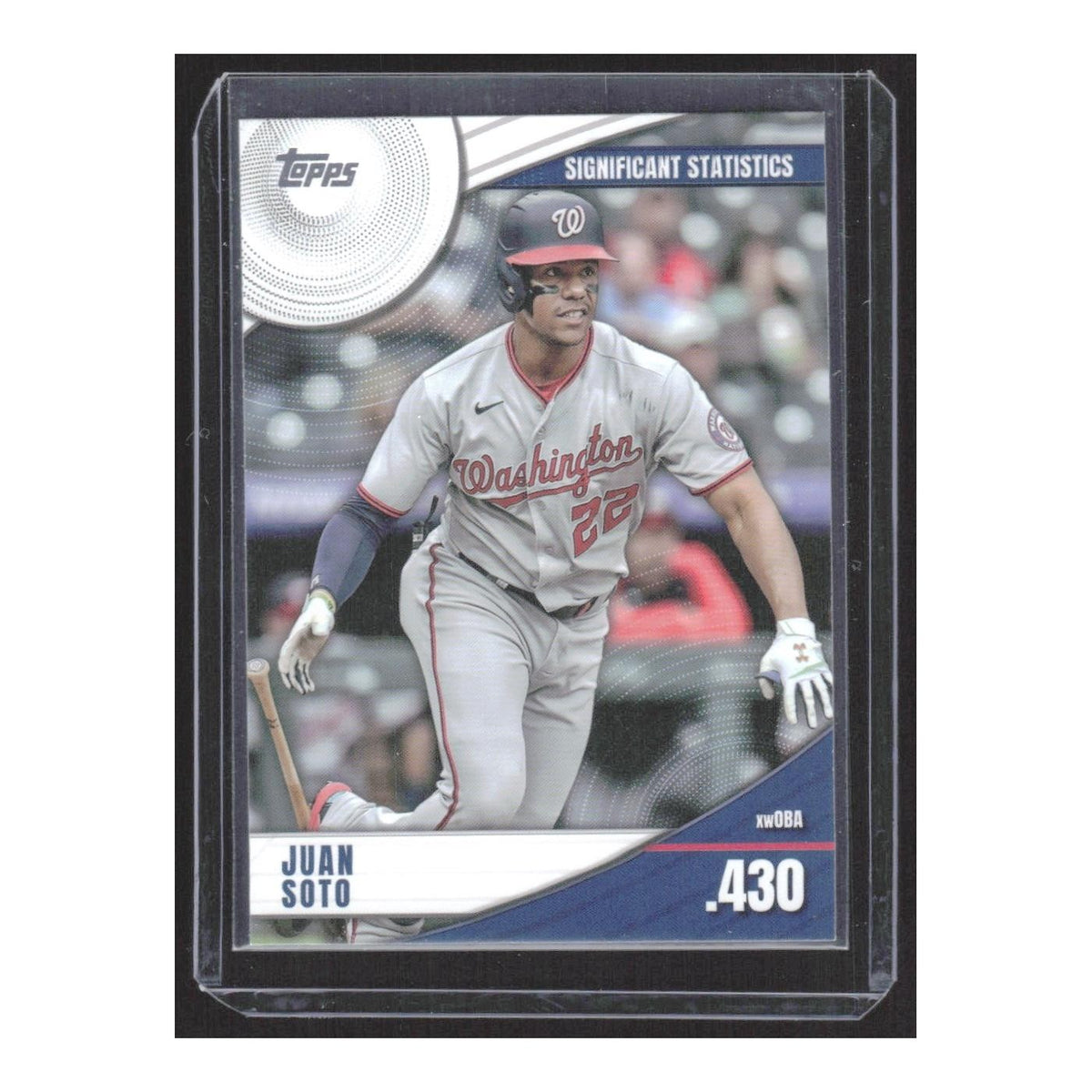 2022 Topps Significant Statistics Juan Soto Nationals #SS-12