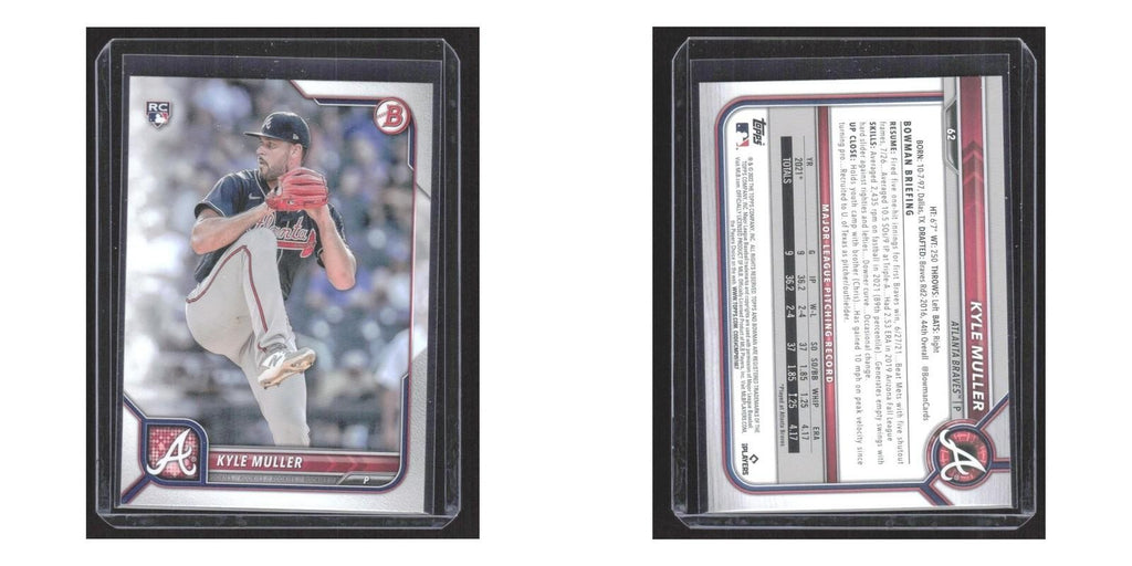 2022 Bowman Kyle Muller RC Braves #62