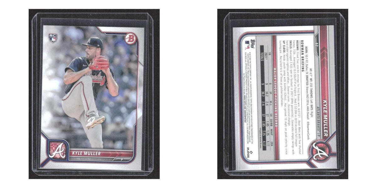 2022 Bowman Kyle Muller RC Braves #62