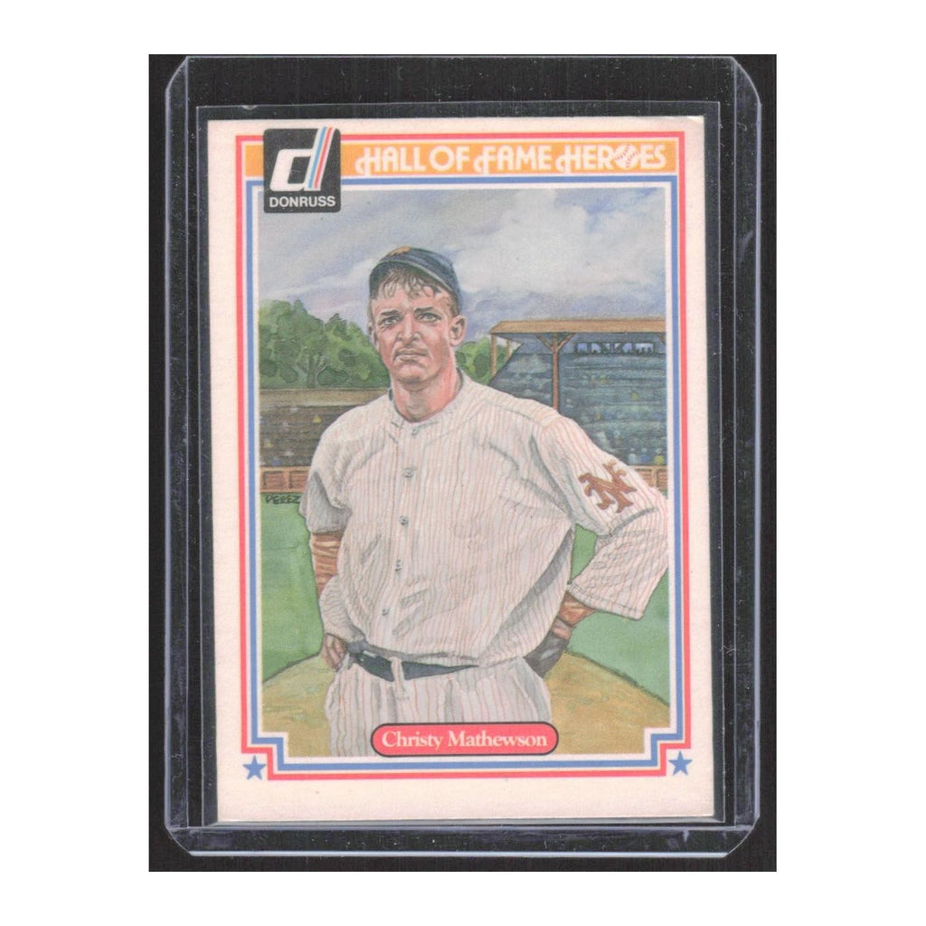1983 Donruss Hall of Fame Heroes Christy Mathewson Giants #3