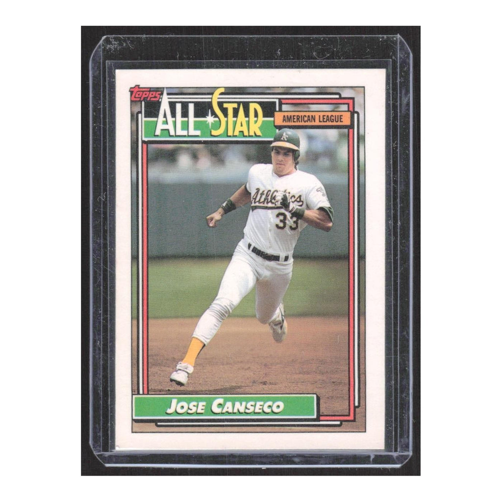 1992 Topps Jose Canseco Athletics #401
