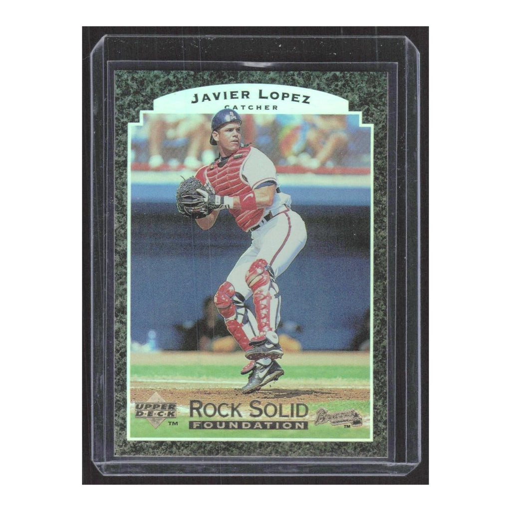 1997 Upper Deck Rock Solid Foundation Javier Lopez Braves #RS15