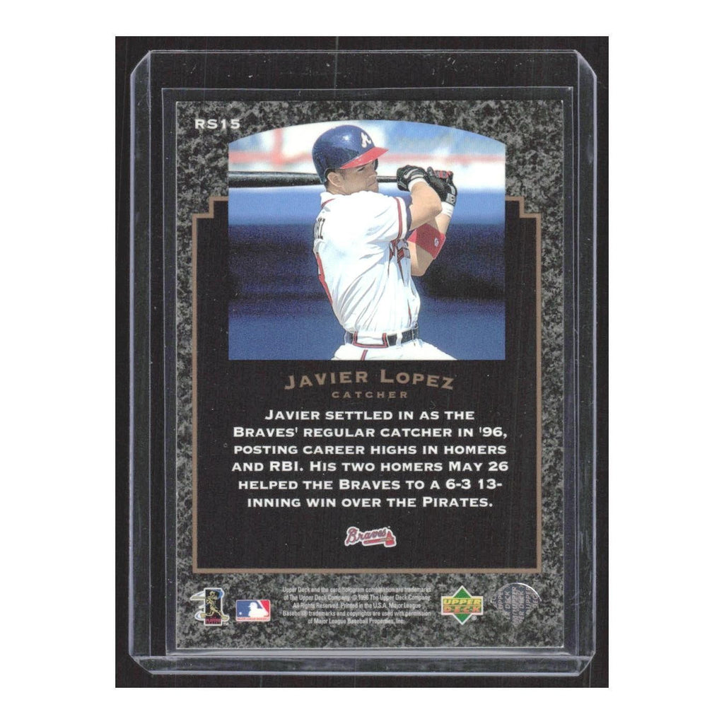 1997 Upper Deck Rock Solid Foundation Javier Lopez Braves #RS15