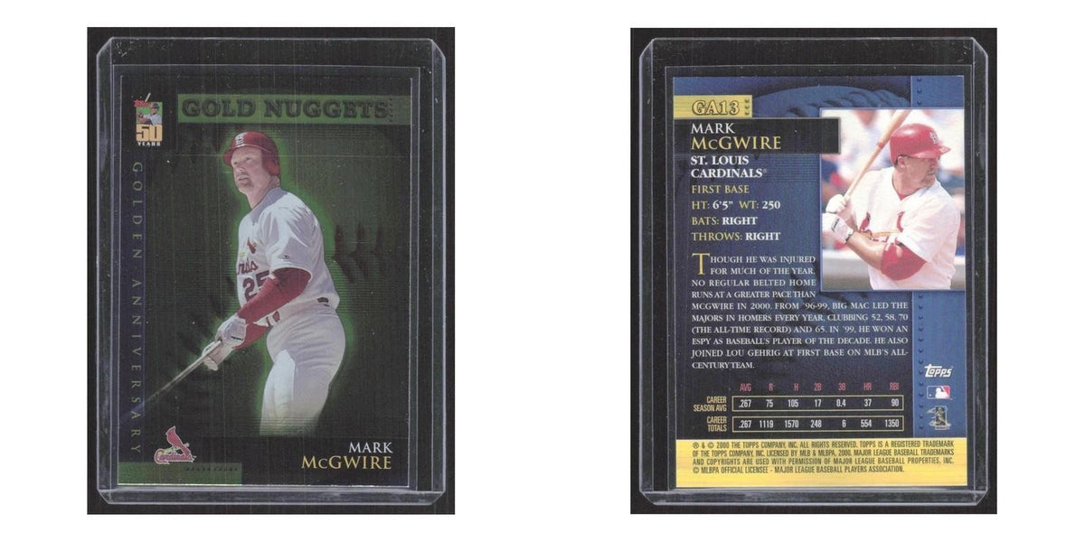 2001 Topps Golden Anniversary Mark McGwire Cardinals #GA13