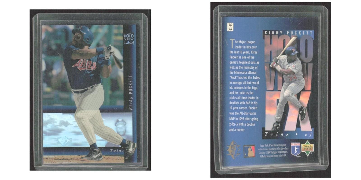 1994 SP F/X Kirby Puckett Twins #30