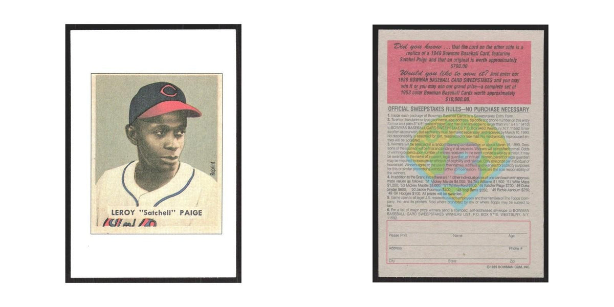 1989 Bowman Leroy Satchell Paige Indians #nan