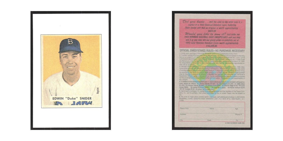 1989 Bowman Jackie Robinson Brooklyn Dodgers #nan