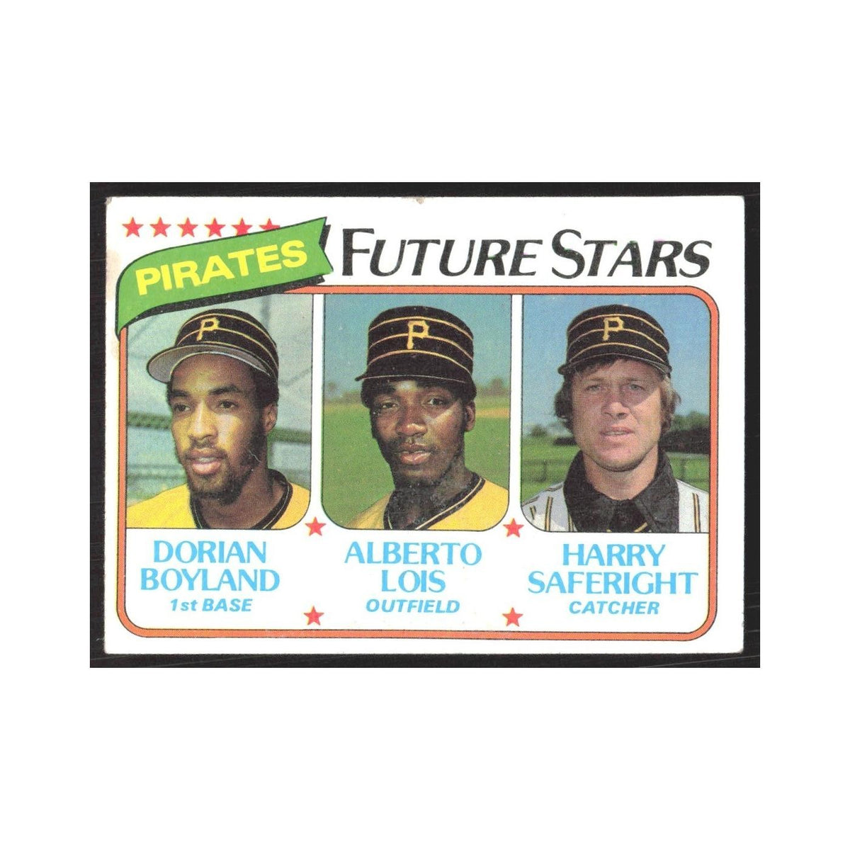 1980 Topps Dorian Boyland/Alberto Lois/Harry Saferight Pirates #683