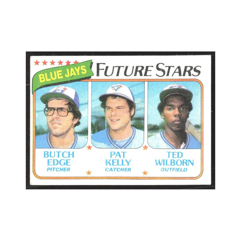 1980 Topps Butch Edge/Pat Kelly/Ted Wilborn Blue Jays #674