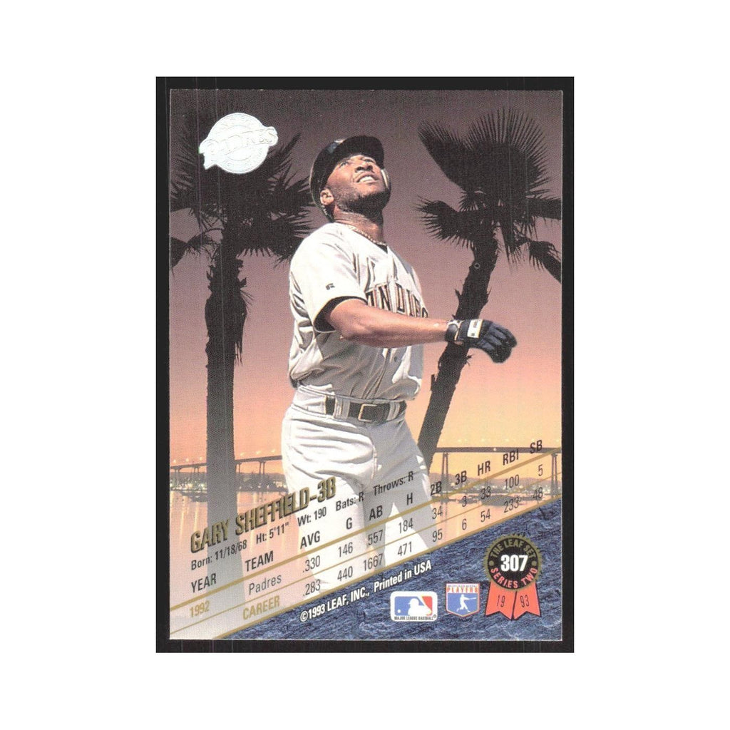 1993 Leaf Gary Sheffield Padres #307