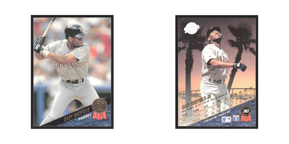 1993 Leaf Gary Sheffield Padres #307