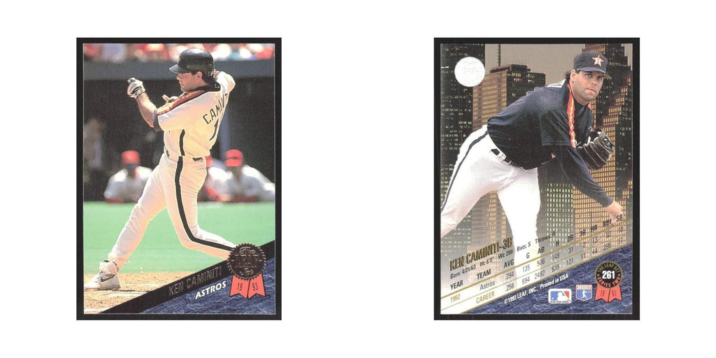 1993 Leaf Ken Caminti Astros #261