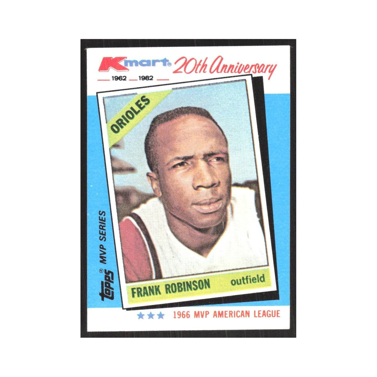 1982 Topps Kmart Frank Robinson Orioles #9