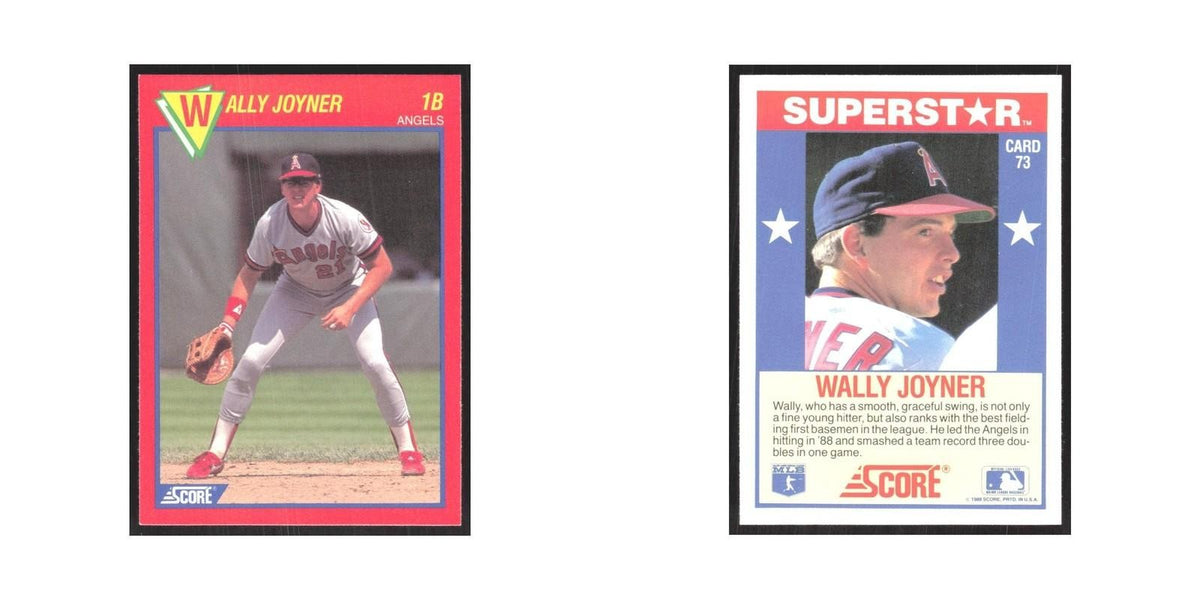 1989 Score Superstars Wally Joyner Angels #73