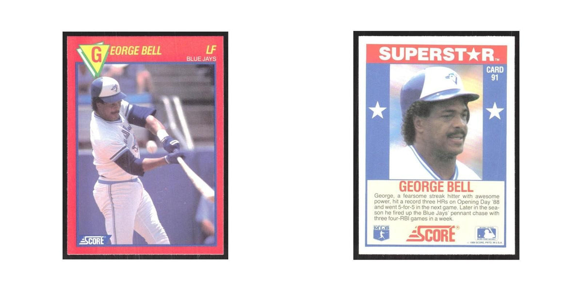 1989 Score Superstars George Bell Blue Jays #91