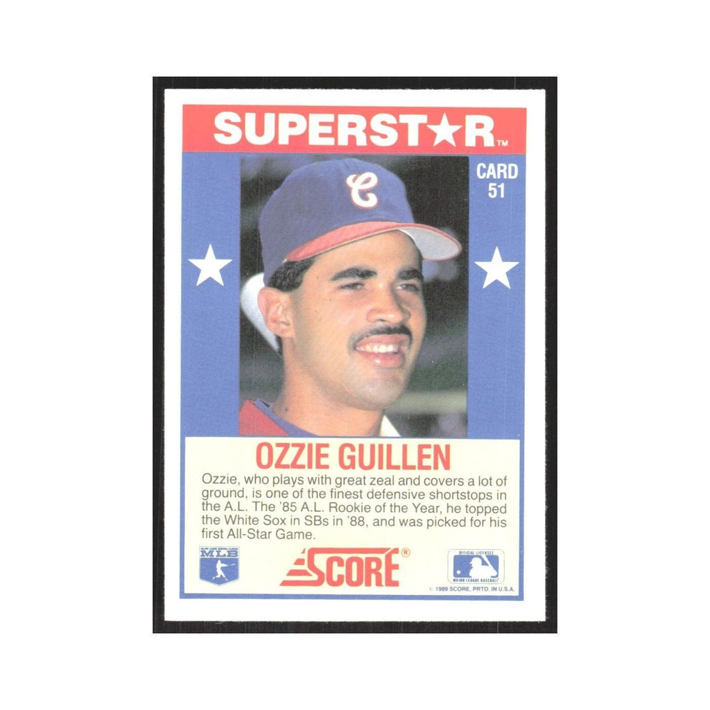 1989 Score Superstars Ozzie Guillen White Sox #51