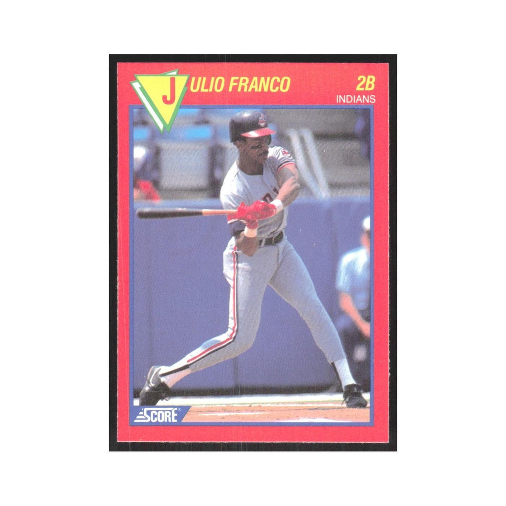 1989 Score Superstars Julio Franco Indians #36