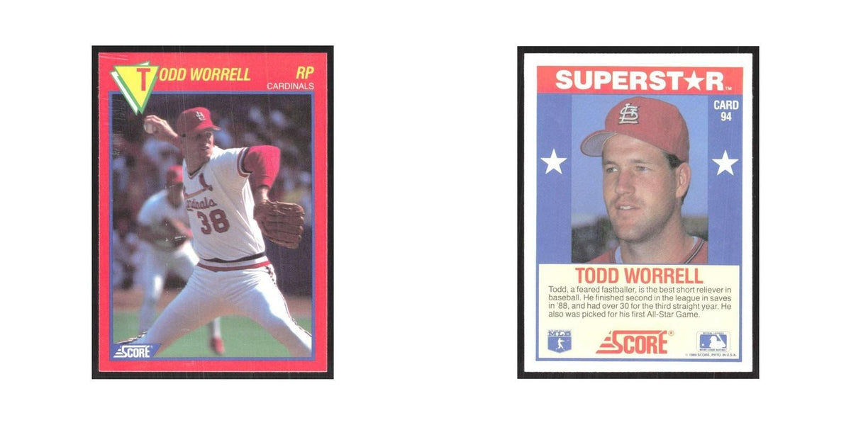1989 Score Superstars Todd Worrell Cardinals #94
