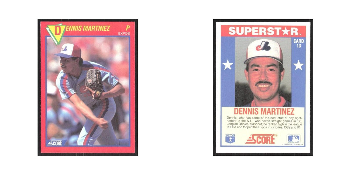 1989 Score Superstars Dennis Martinez Montreal Expos #13