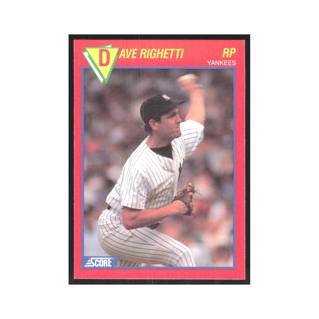 1989 Score Superstars Dave Righetti Yankees #37