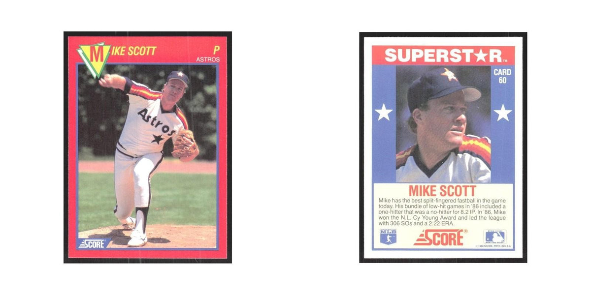 1989 Score Superstars Mike Scott Astros #60