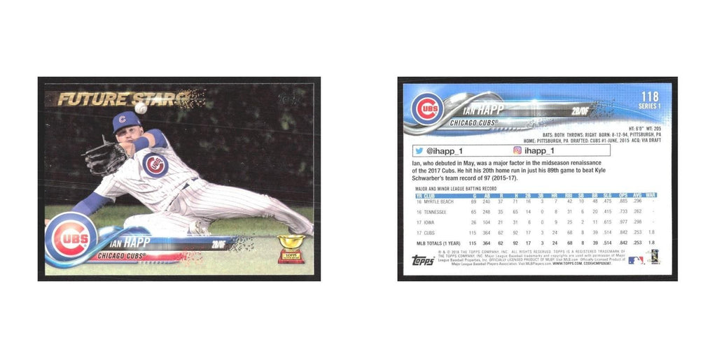 2018 Topps Ian Happ Cubs #118