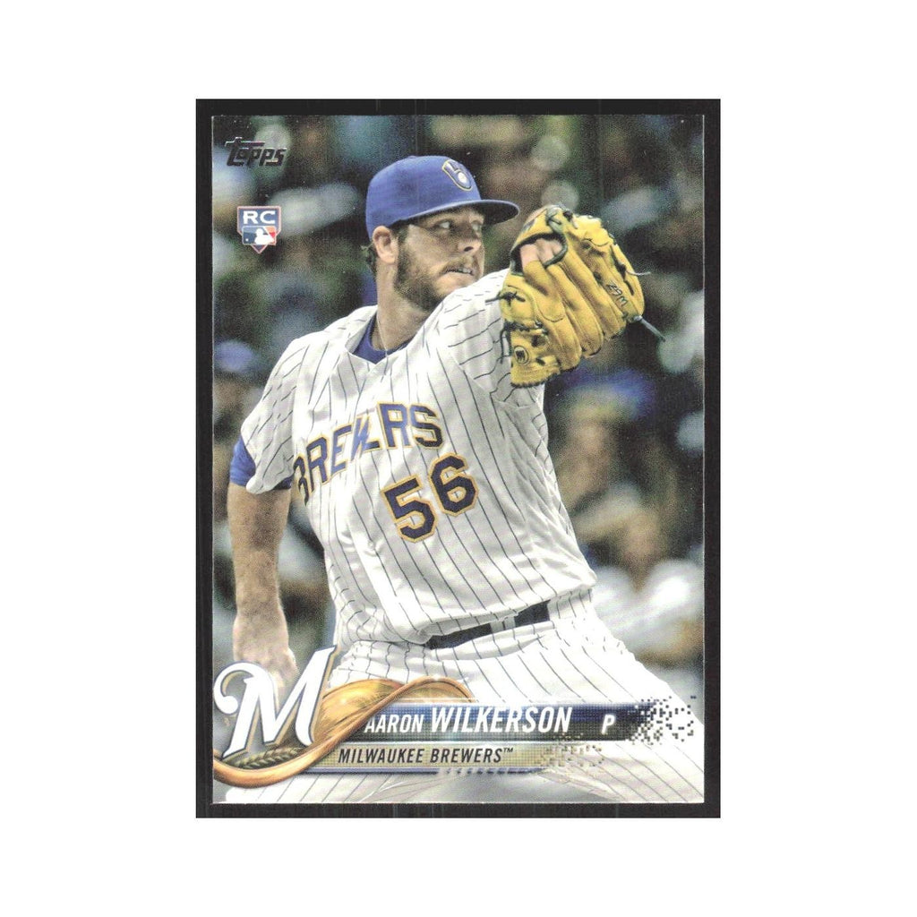 2018 Topps Aaron Wilkerson RC Brewers #378