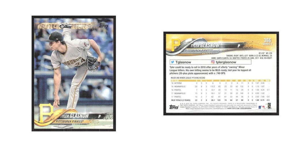 2018 Topps Tyler Glasnow Pirates #366