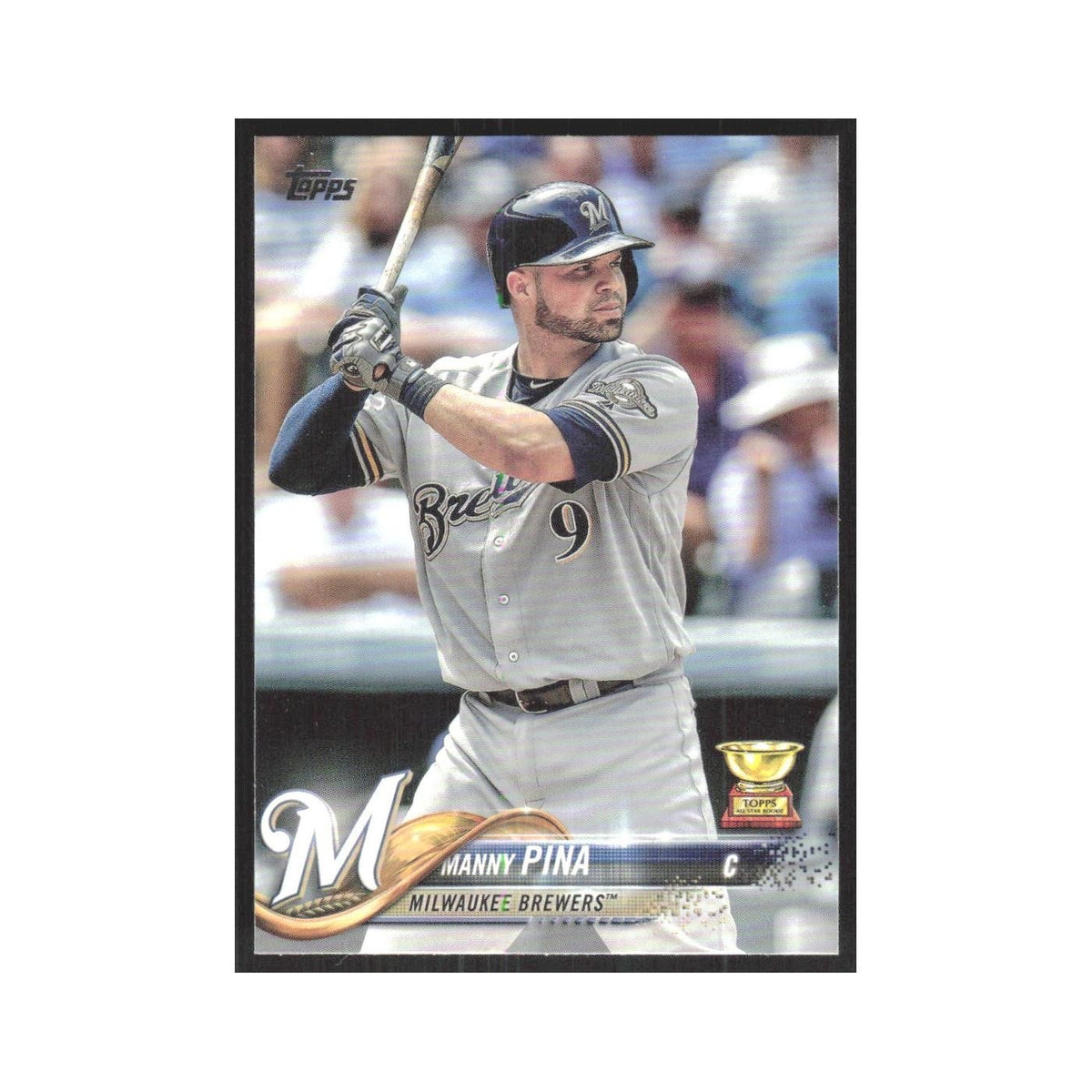 2018 Topps Manny Pina Brewers #637