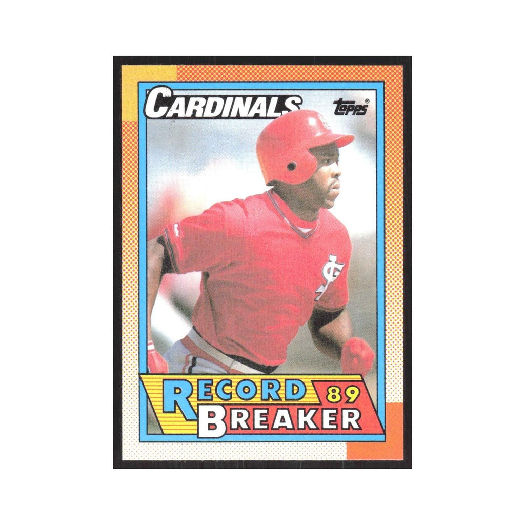 1990 Topps Vince Colman Cardinals #6.0