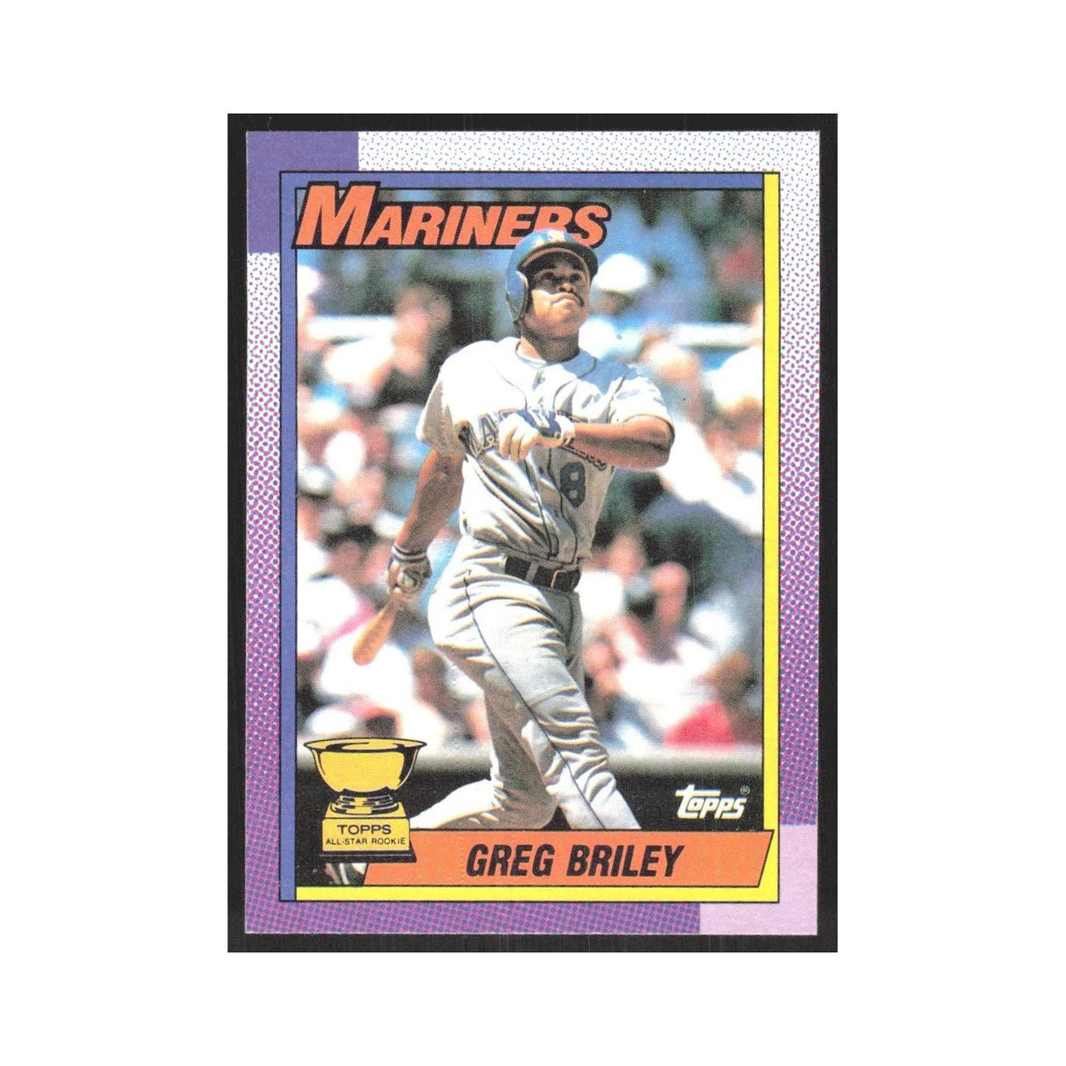 1990 Topps Greg Briley Mariners #288.0