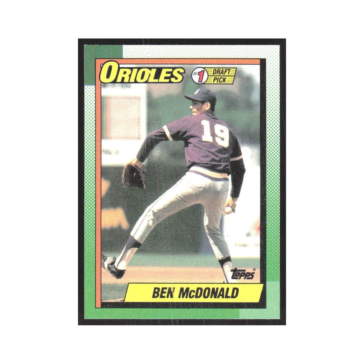 1990 Topps Ben McDonald Orioles #774.0