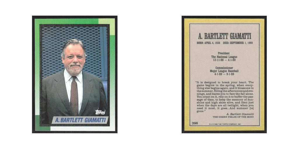 1990 Topps Bart Giamatti #396.0