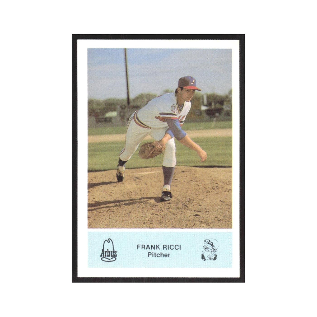 1982 Arbys Minor Leage Frank Ricci Nashville Sounds #nan