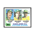1982 Topps Rich Bordi/Mark Budaska/Kelvin Moore Athletics #531