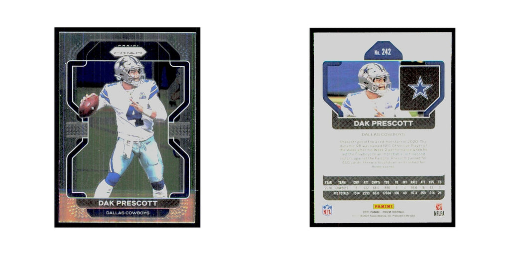 2021 Panini Prizm Dak Prescott Cowboys #242