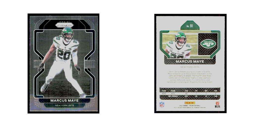 2021 Panini Prizm Marcus Maye Jets #91