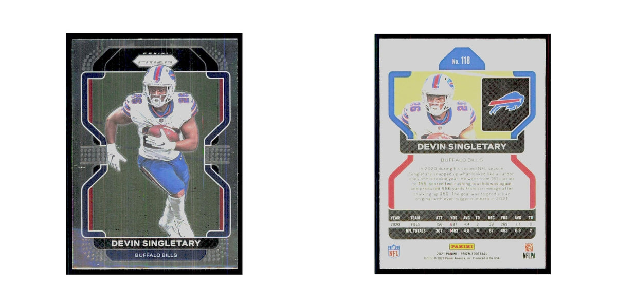 2021 Panini Prizm Devin Singletary Bills #118