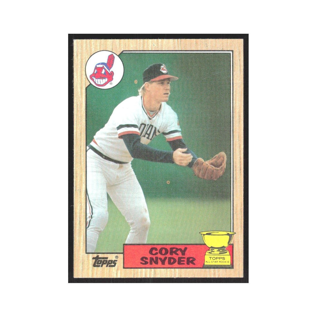 1987 Topps Cory Snyder Indians #192