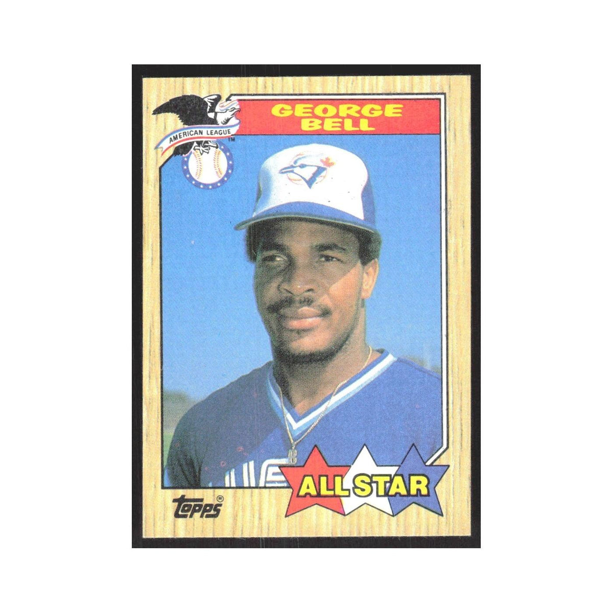 1987 Topps George Bell Blue Jays #612