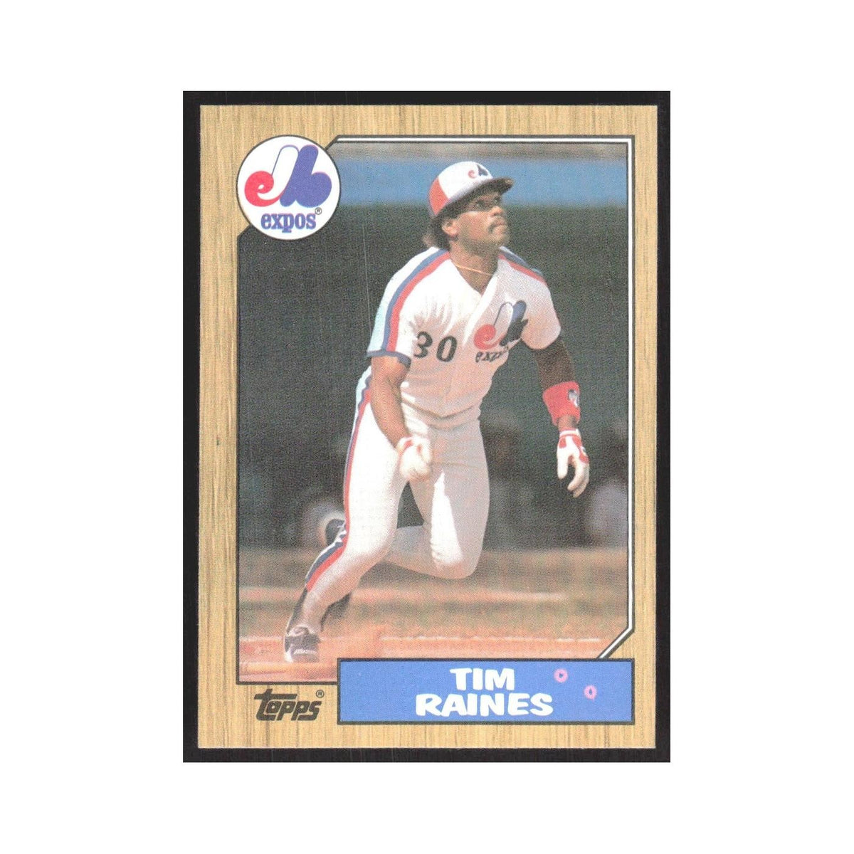 1987 Topps Tim Raines Montreal Expos #30