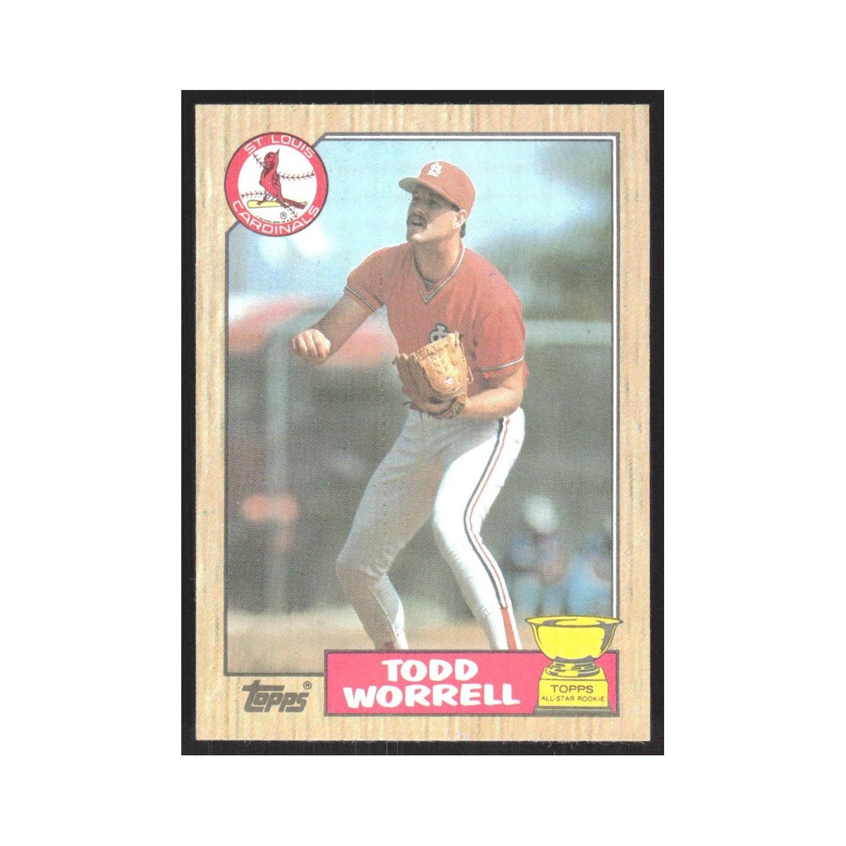 1987 Topps Todd Worrell Cardinals #465