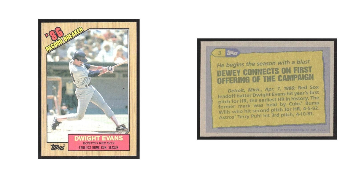 1987 Topps Tony Conigliaro Red Sox #3