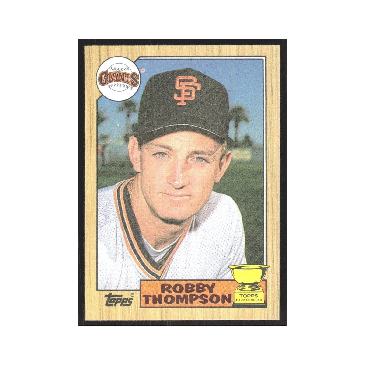 1987 Topps Robby Thompson Giants #658