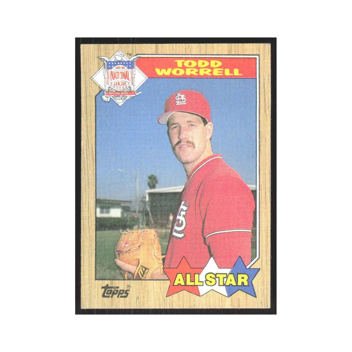 1987 Topps Todd Worrell Cardinals #605